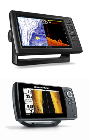 Garmin and Humminbird Garmin and Humminbird